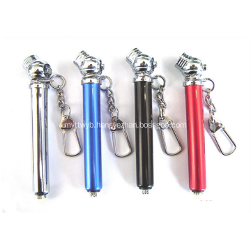 Promotional Metal Tyre Pressure Gauge Key Chain